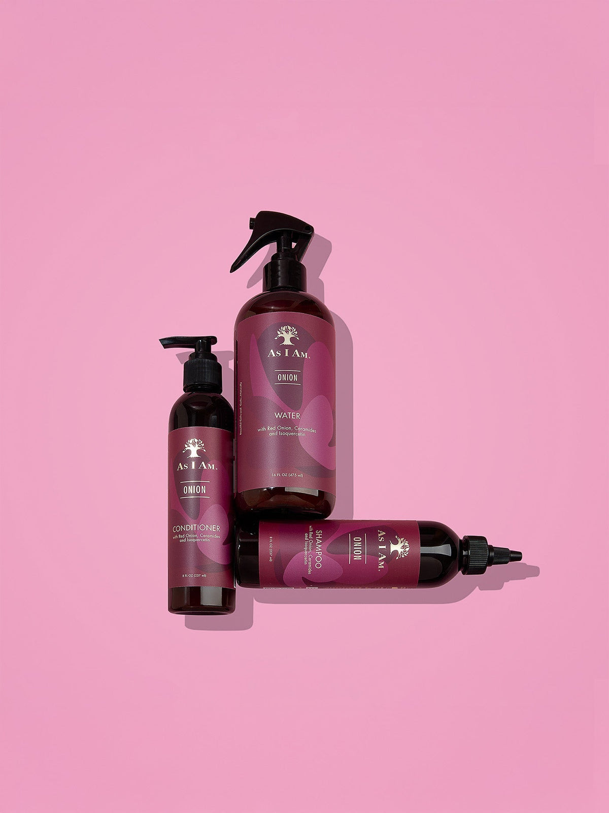 Onion Water, Shampoo, and Conditioner