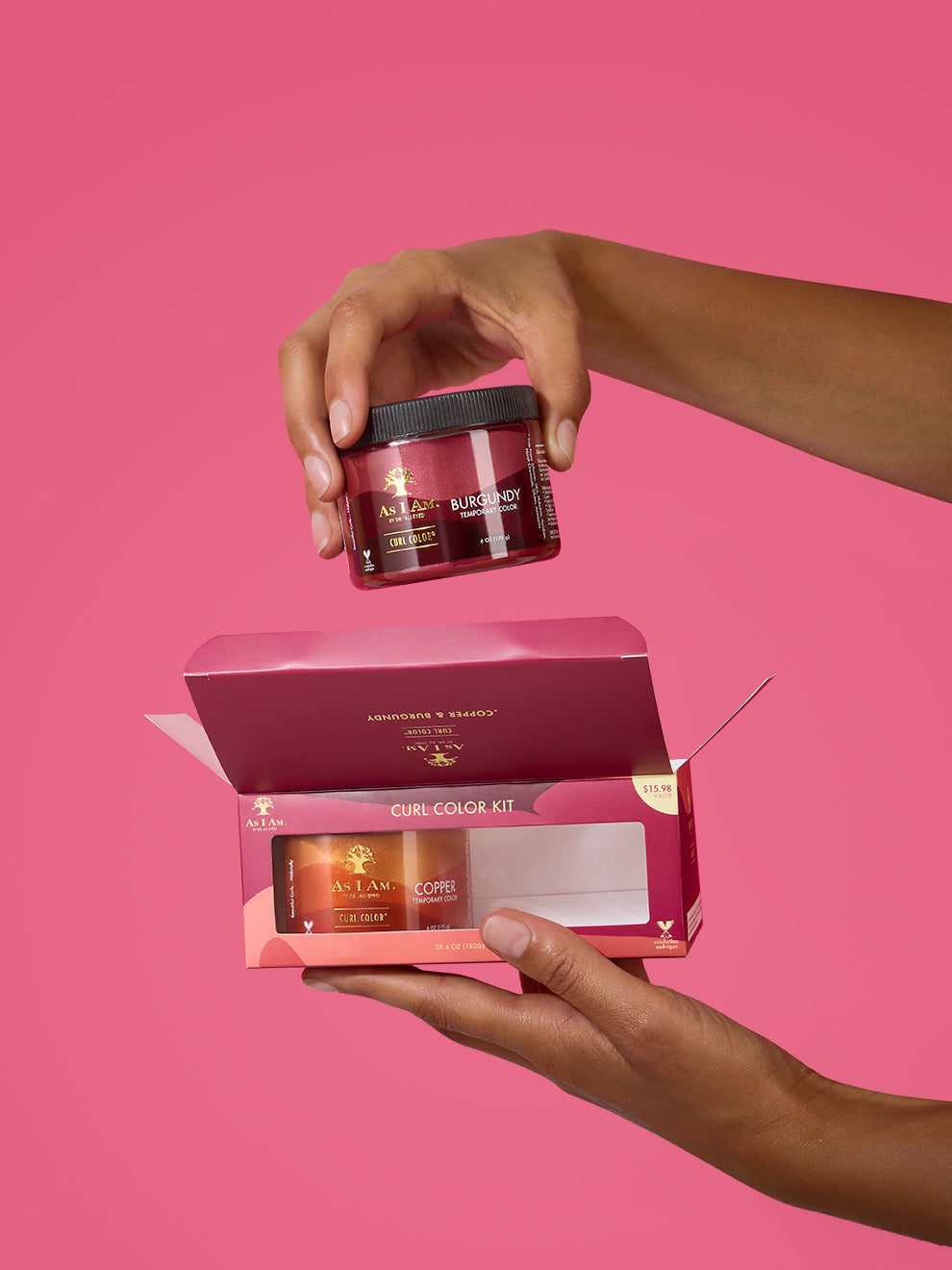 Curl Color Kit Copper & Burgundy
