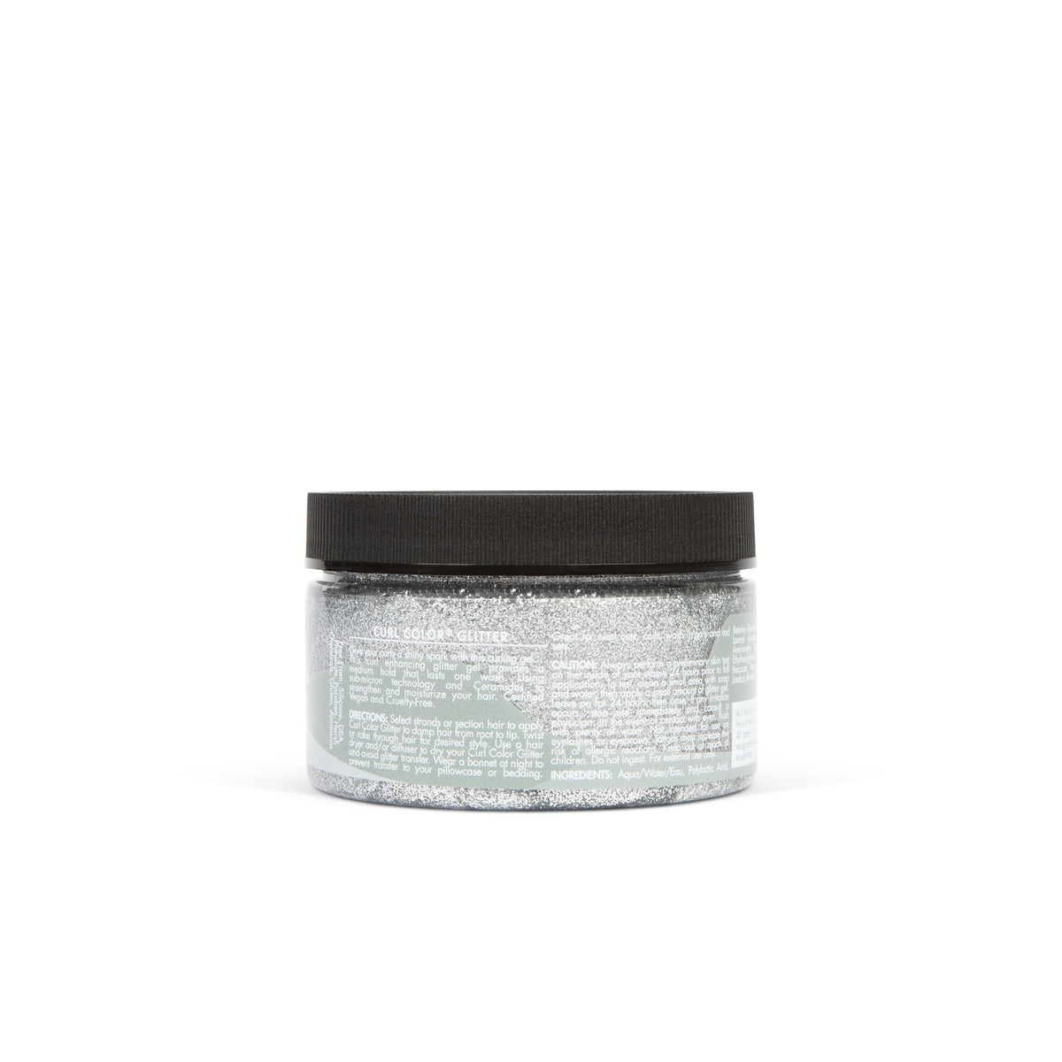 Curl Color Glitter Silver Sparkle
