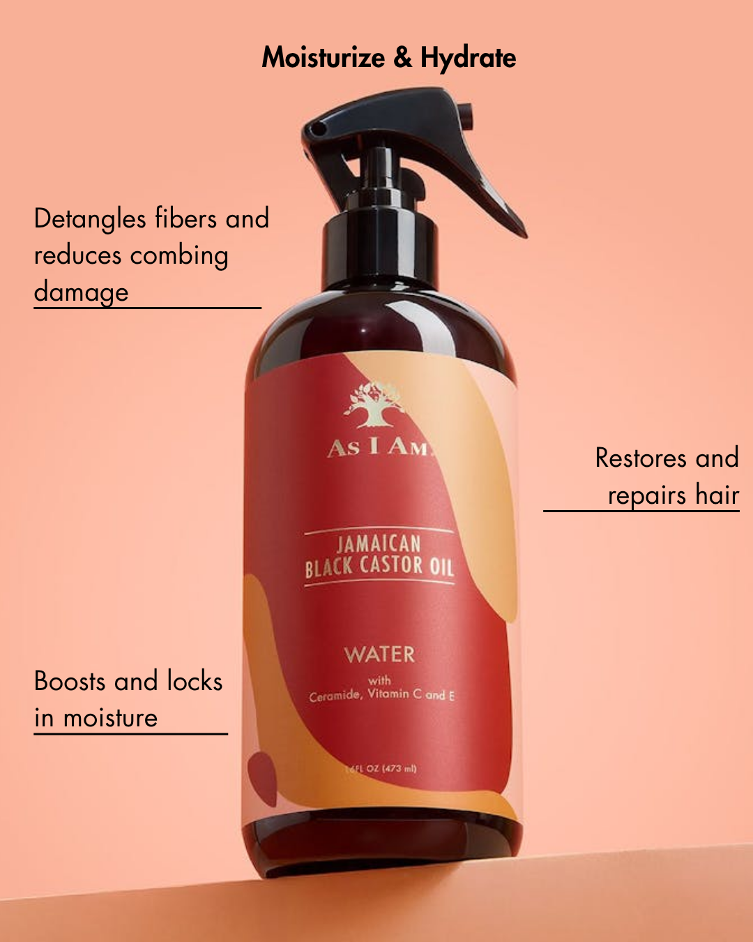 Jamaican Black Castor Oil Water