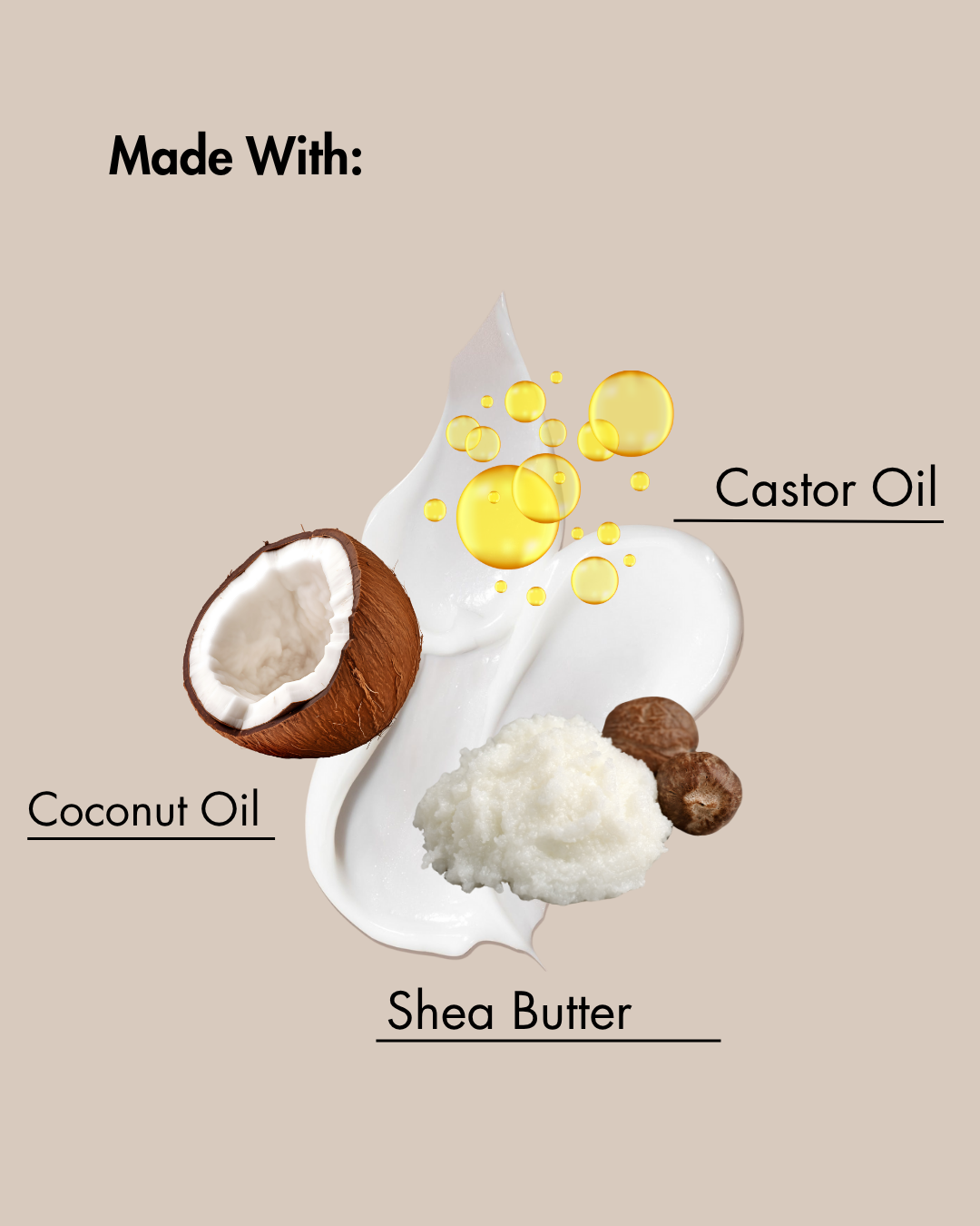 Coconut Water, Curl Clarity Shampoo, and Coconut Leave-In Conditioner