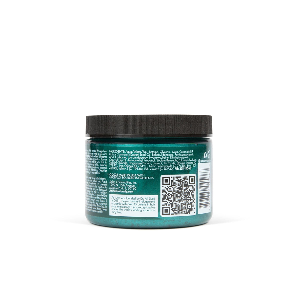 Curl Color Dark Teal Green