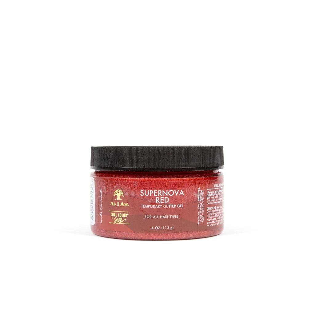 Curl Color Glitter Supernova Red